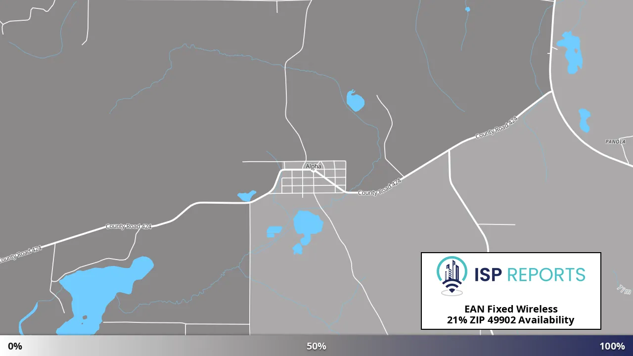 49902, MI map of internet availability