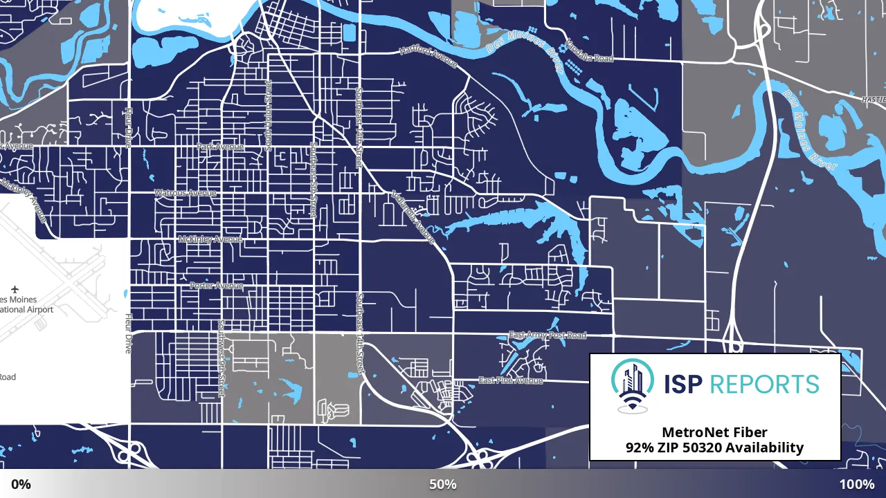 50320, IA map of internet availability