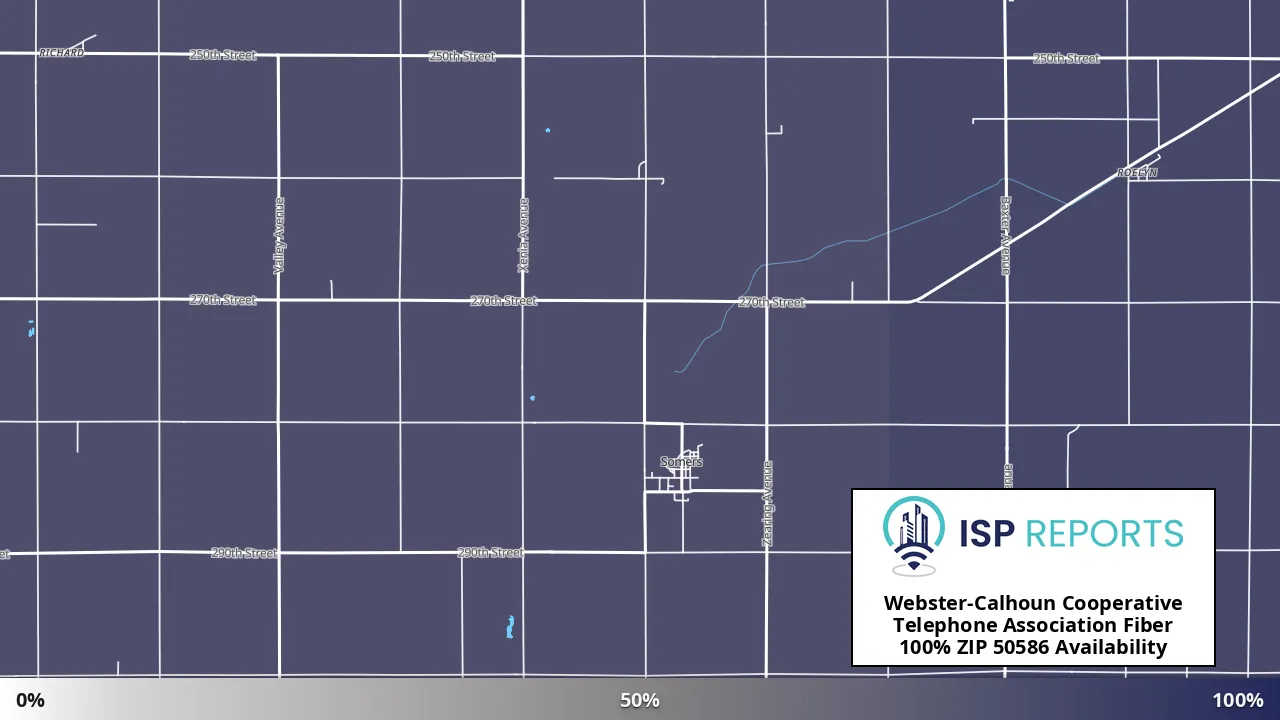 50586, IA map of internet availability