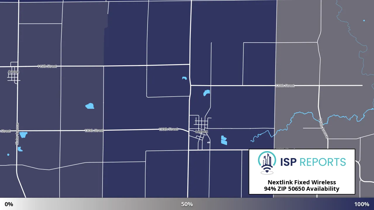 50650, IA map of internet availability