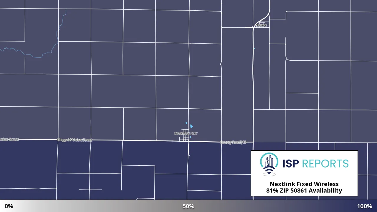 50861, IA map of internet availability