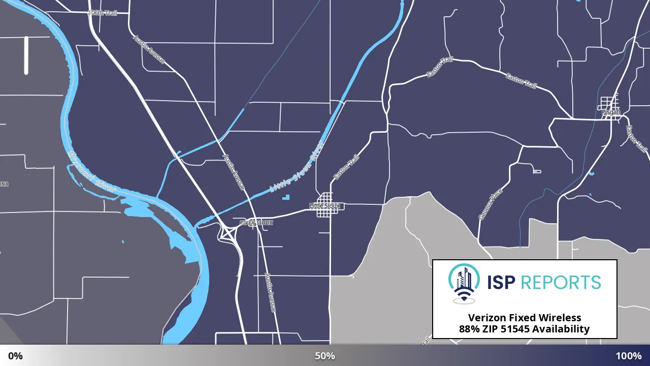 51545, IA map of internet availability