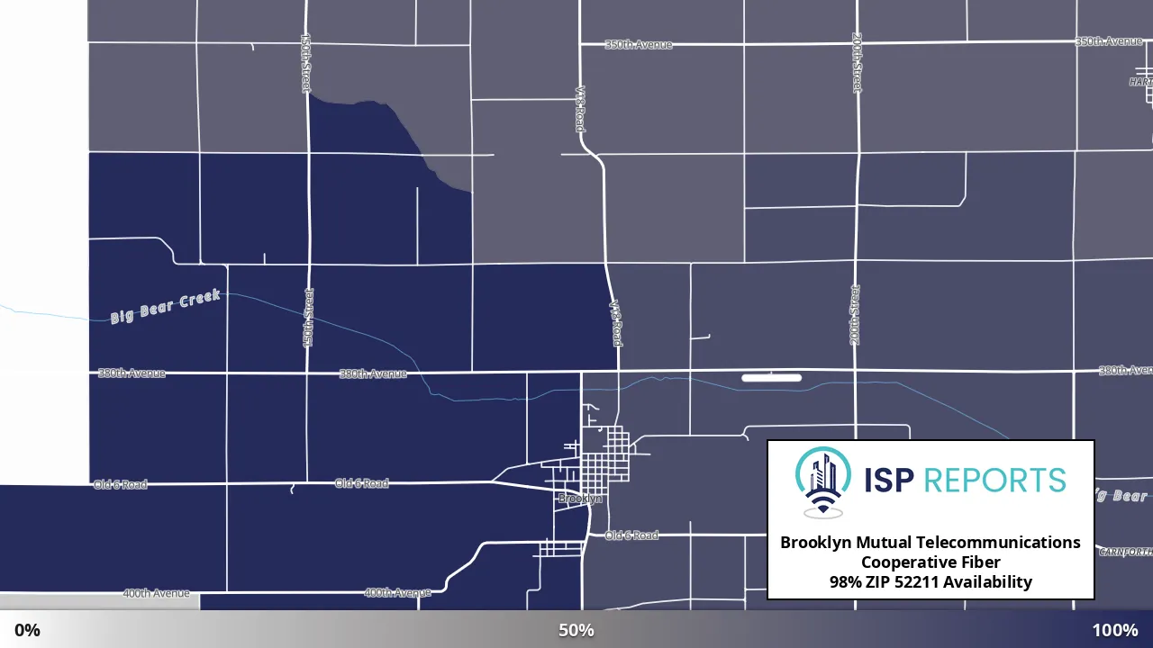 52211, IA map of internet availability