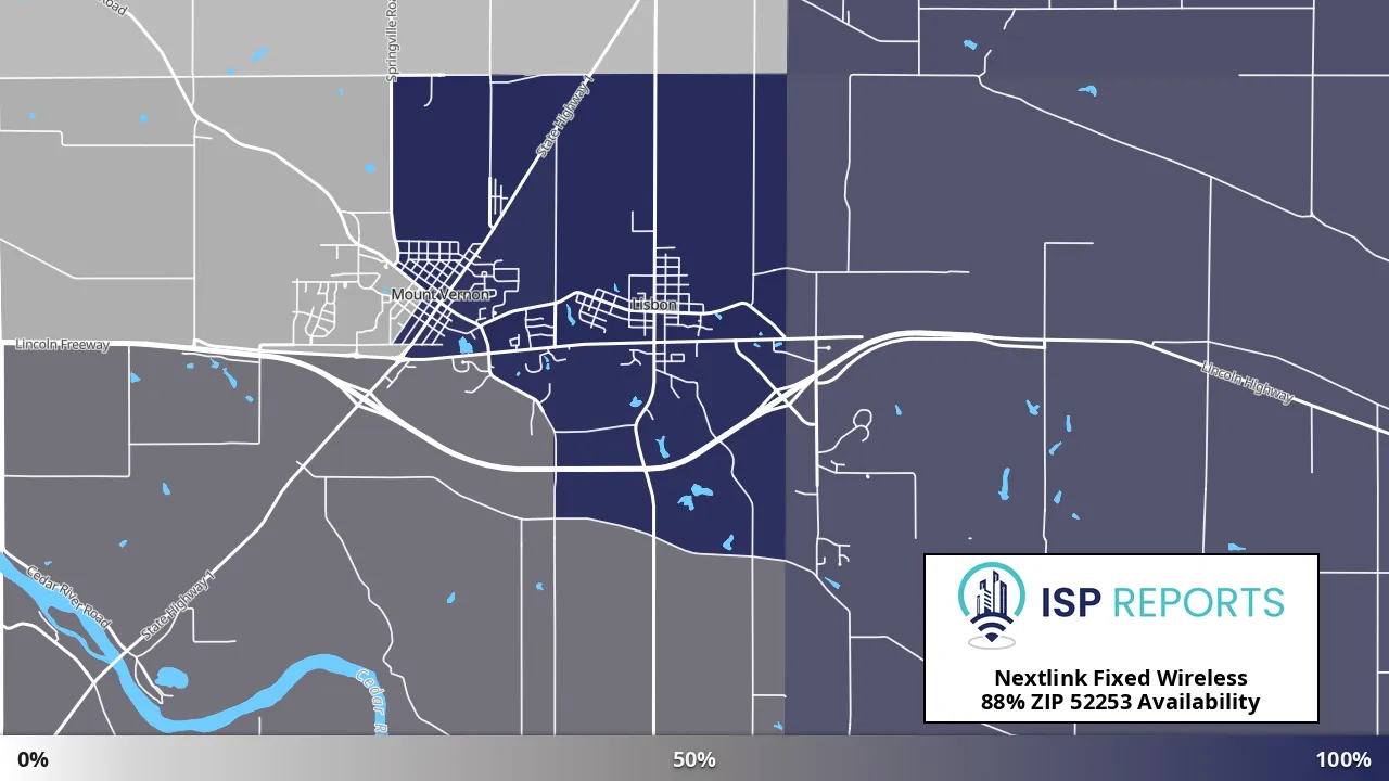 52253, IA map of internet availability