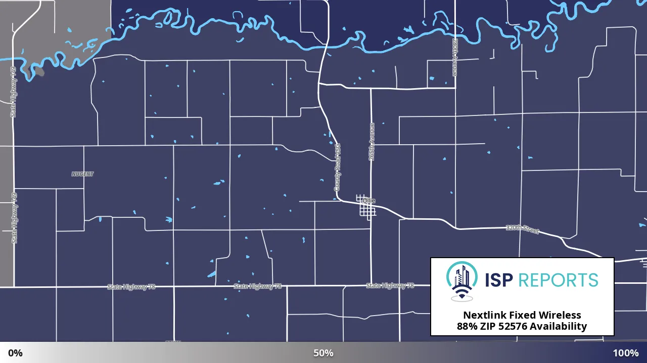 52576, IA map of internet availability
