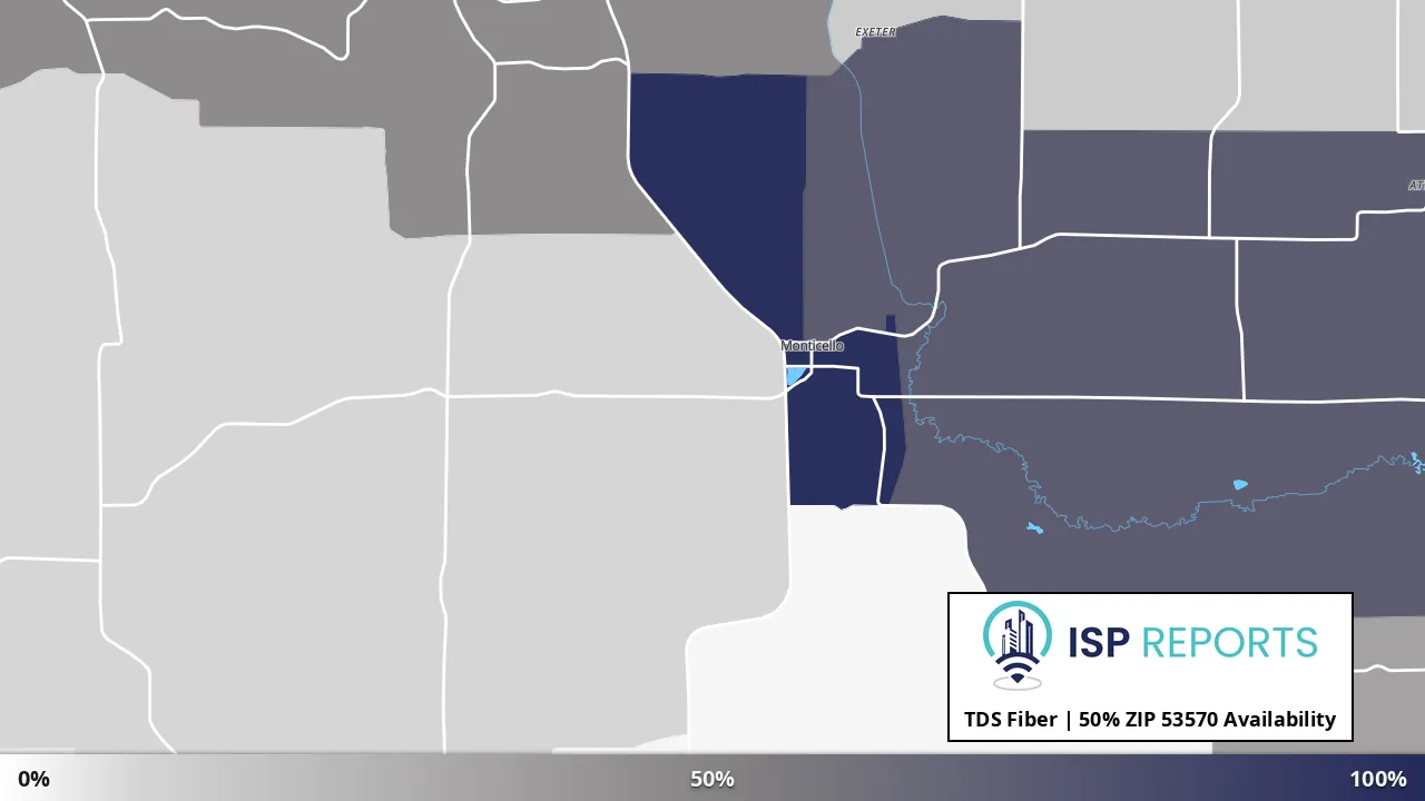 53570, WI map of internet availability