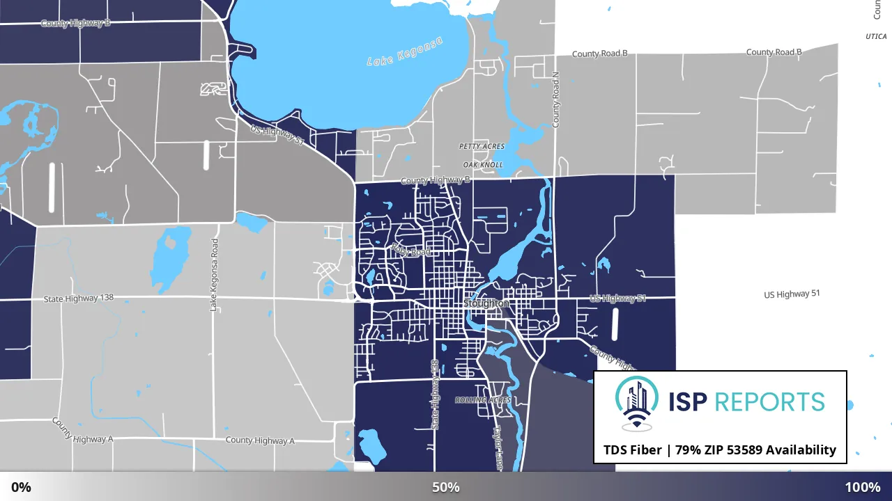 53589, WI map of internet availability
