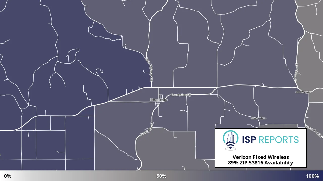 53816, WI map of internet availability