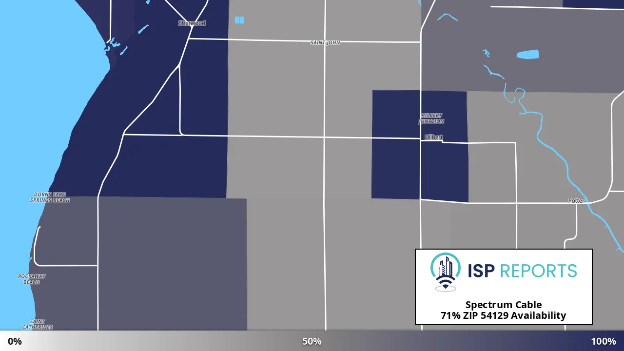 54129, WI map of internet availability