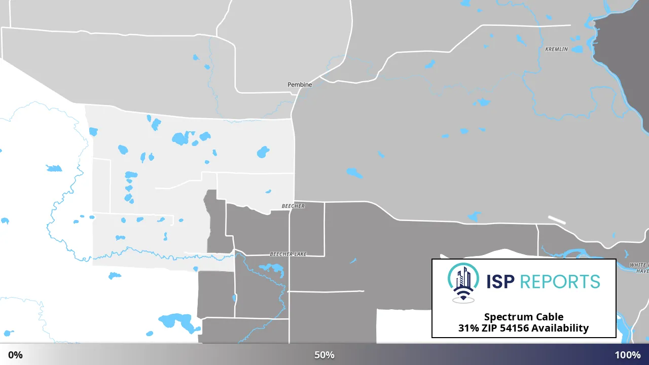 54156, WI map of internet availability