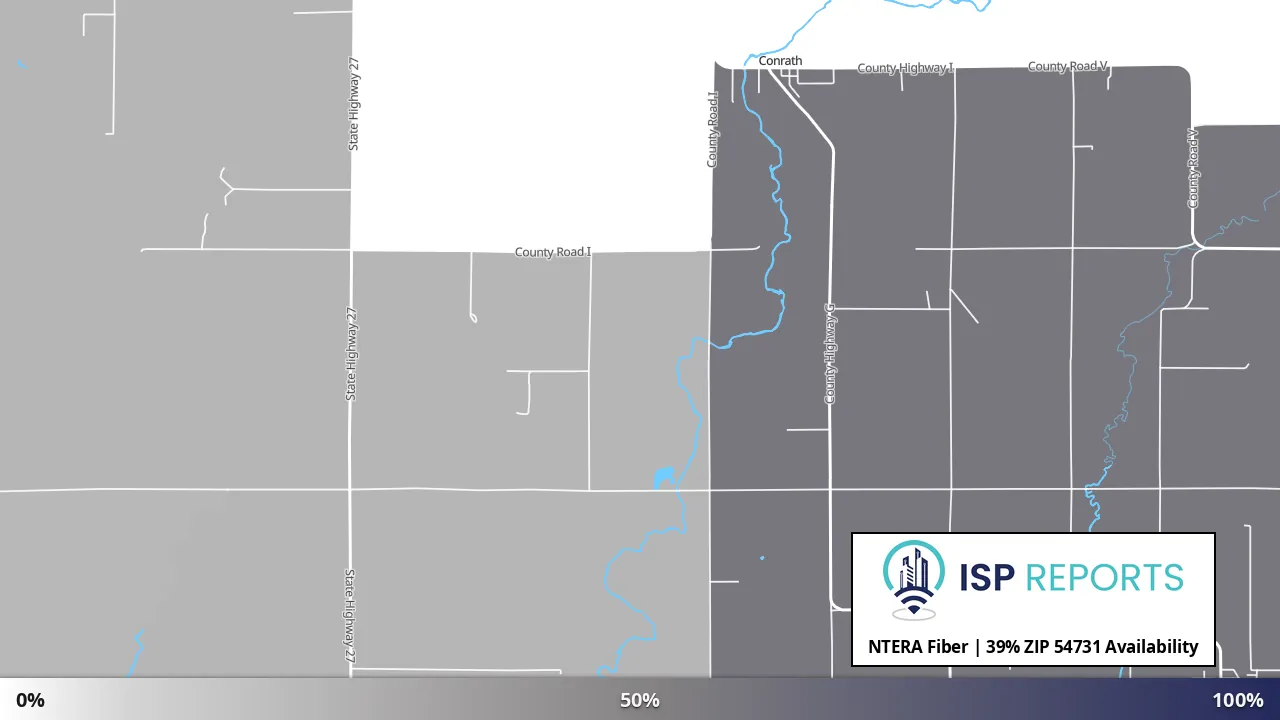 54731, WI map of internet availability