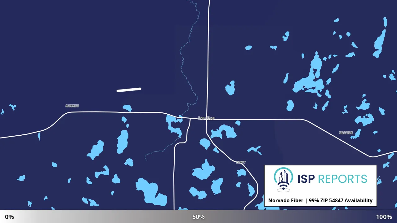54847, WI map of internet availability