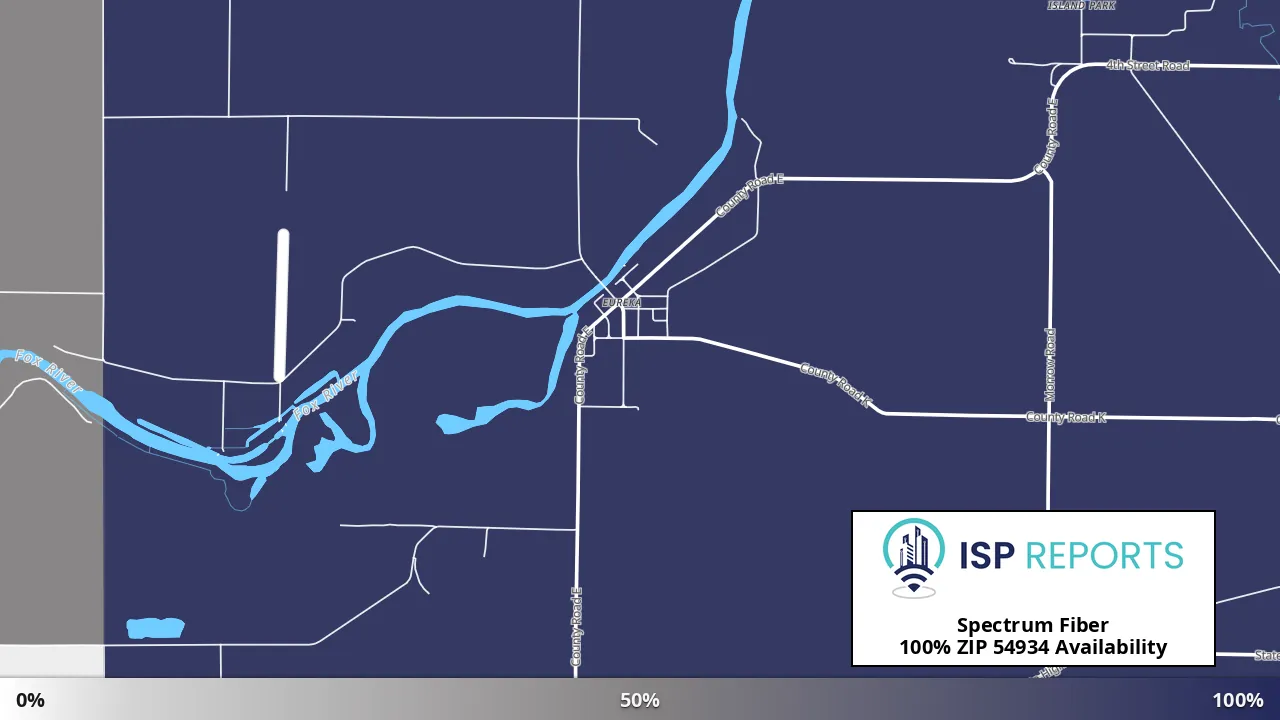 54934, WI map of internet availability