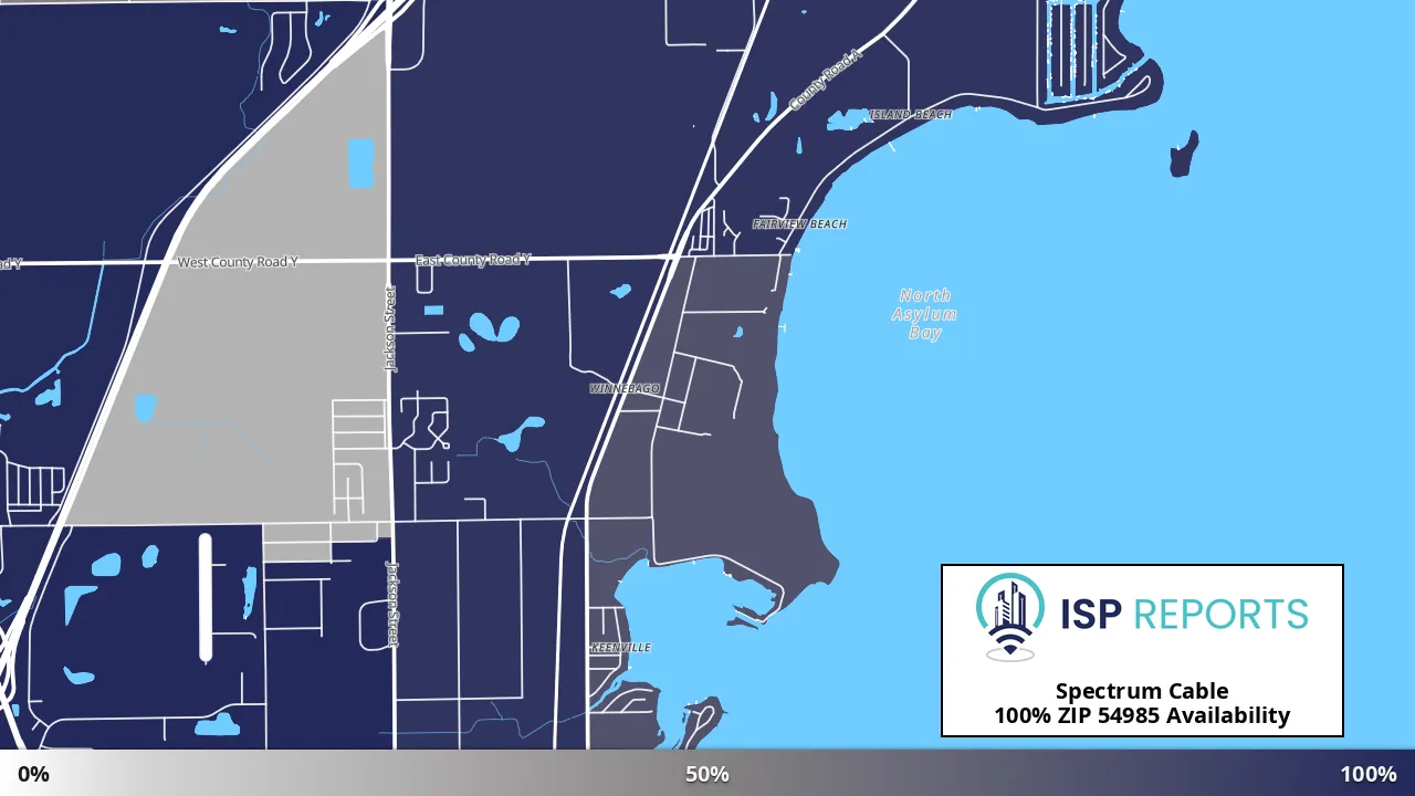 54985, WI map of internet availability
