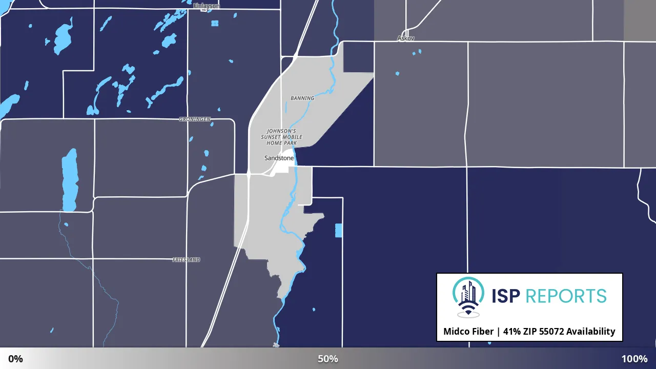 55072, MN map of internet availability