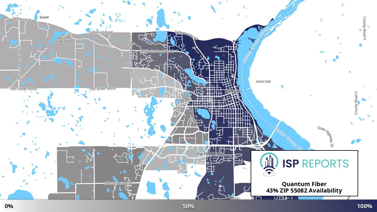 55082, MN map of internet availability
