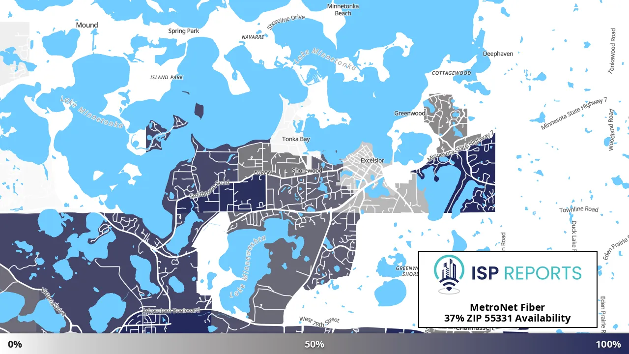 55331, MN map of internet availability