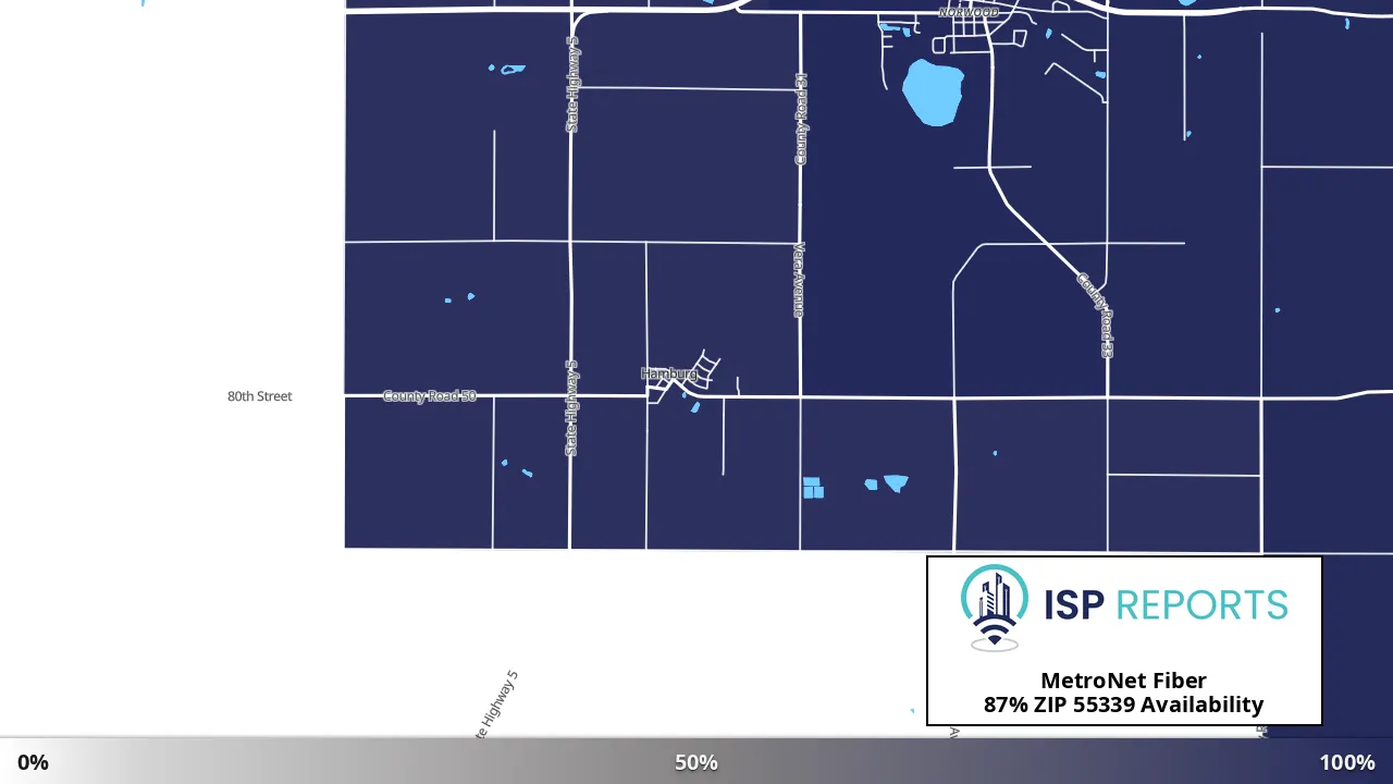 55339, MN map of internet availability