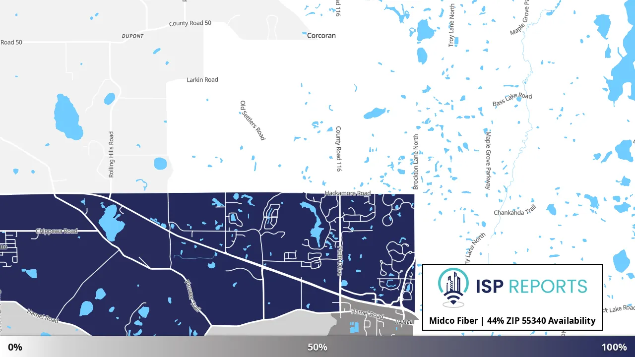 55340, MN map of internet availability