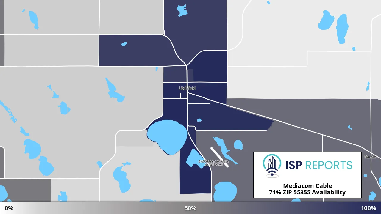 55355, MN map of internet availability