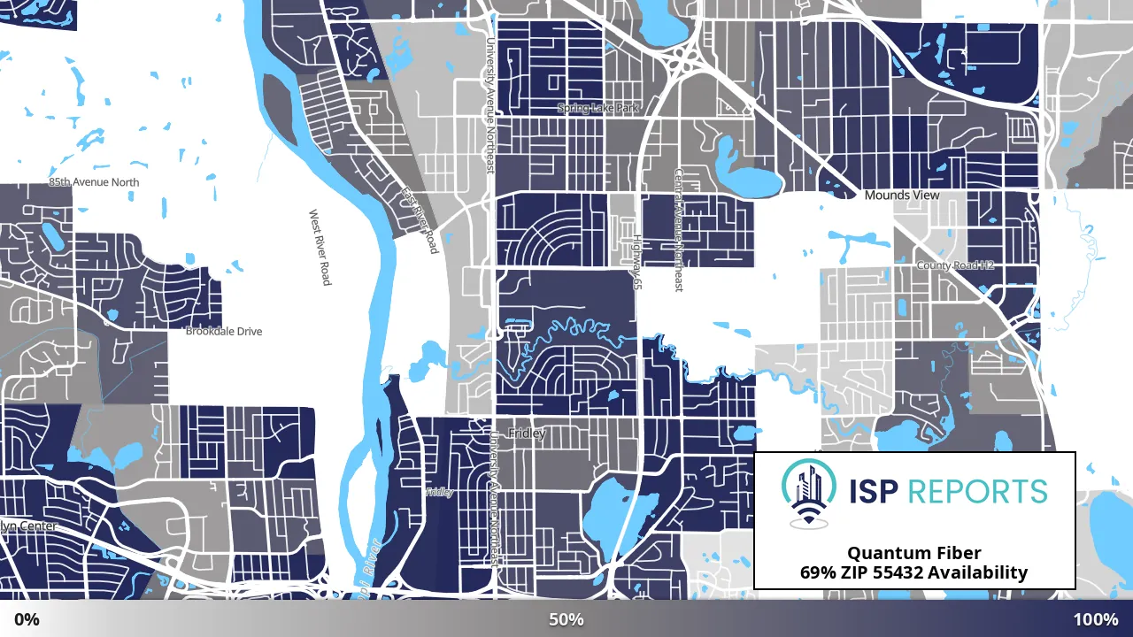 55432, MN map of internet availability