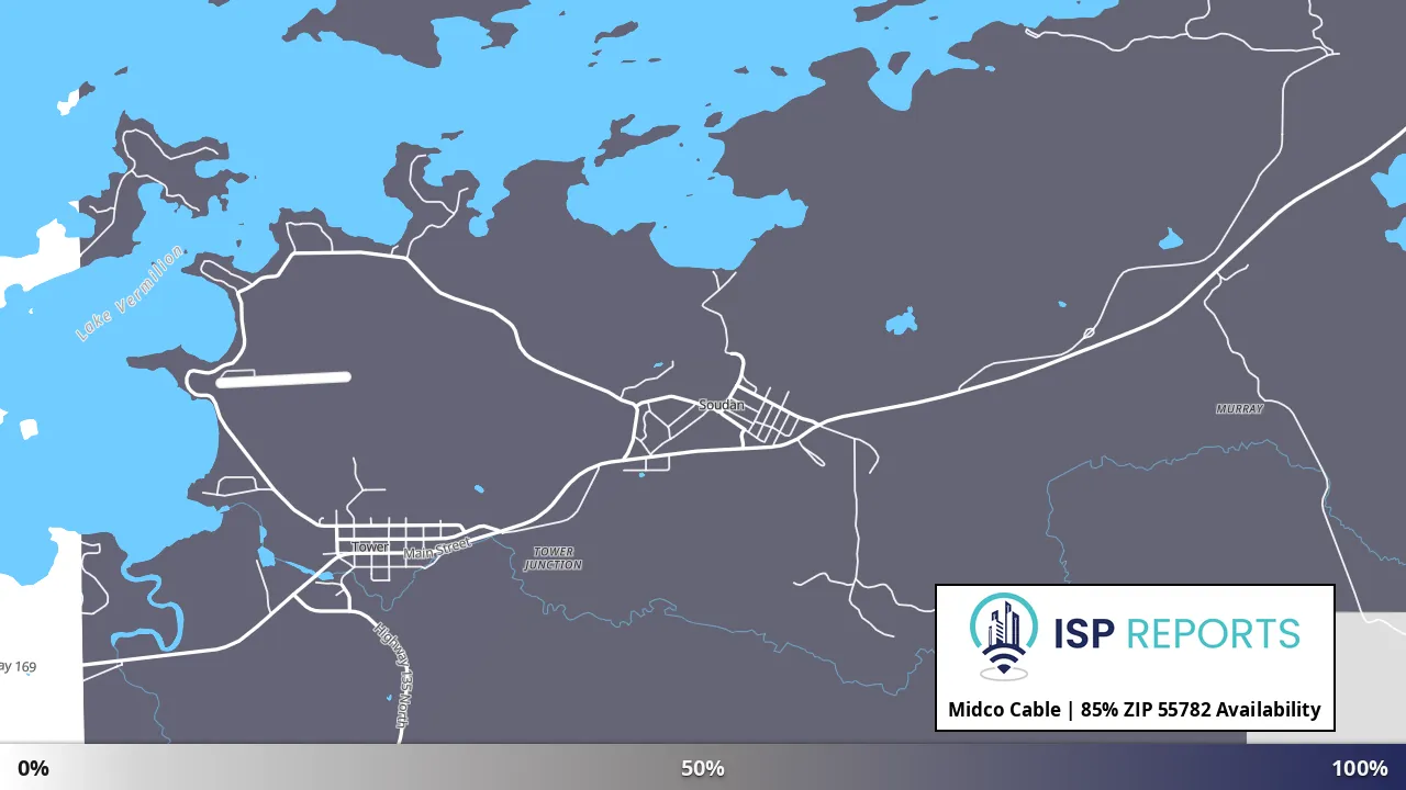 55782, MN map of internet availability