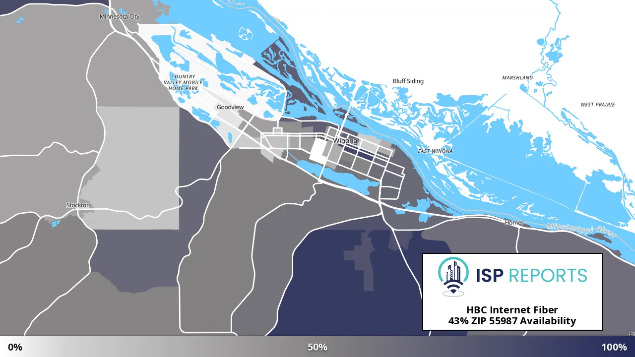 55987, MN map of internet availability