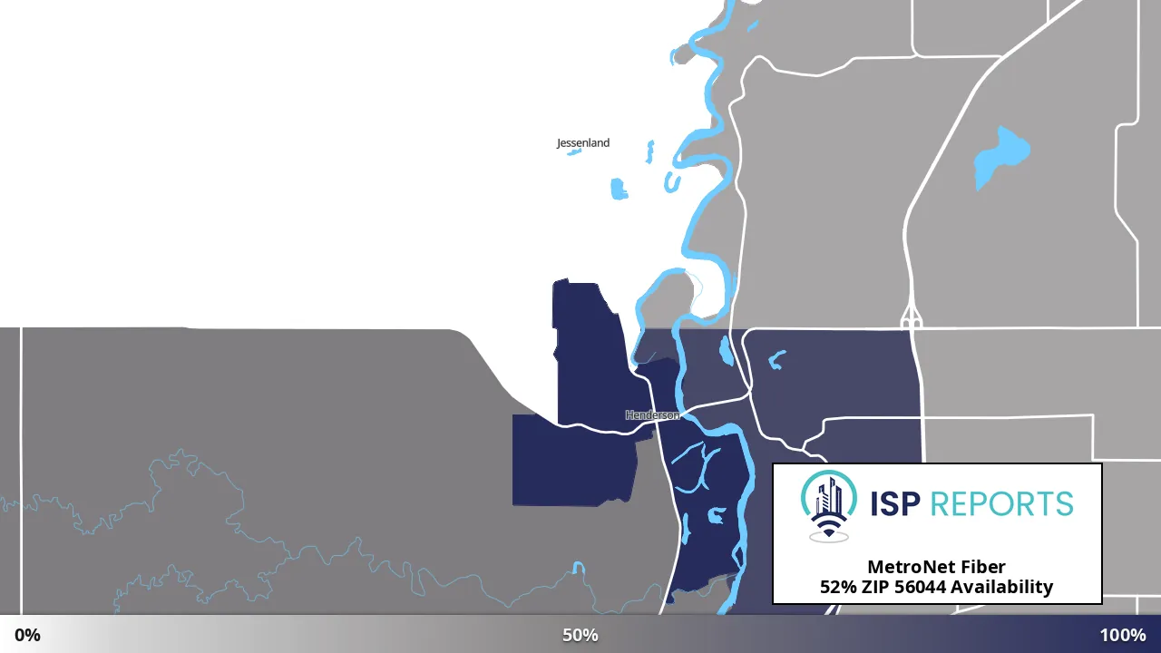 56044, MN map of internet availability