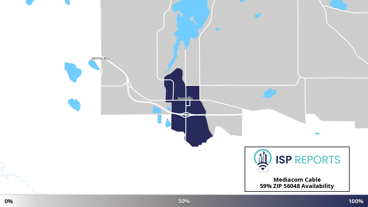 56048, MN map of internet availability