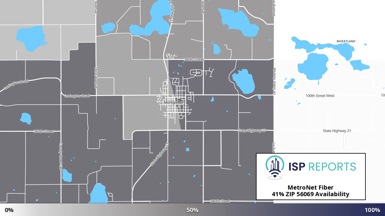 56069, MN map of internet availability