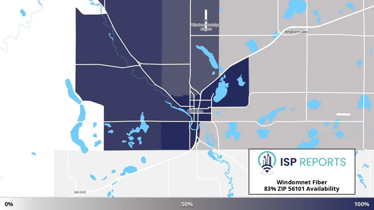 56101, MN map of internet availability