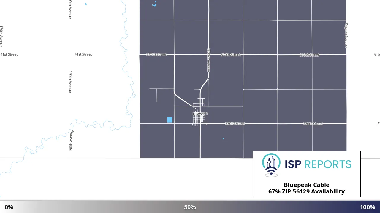 56129, MN map of internet availability