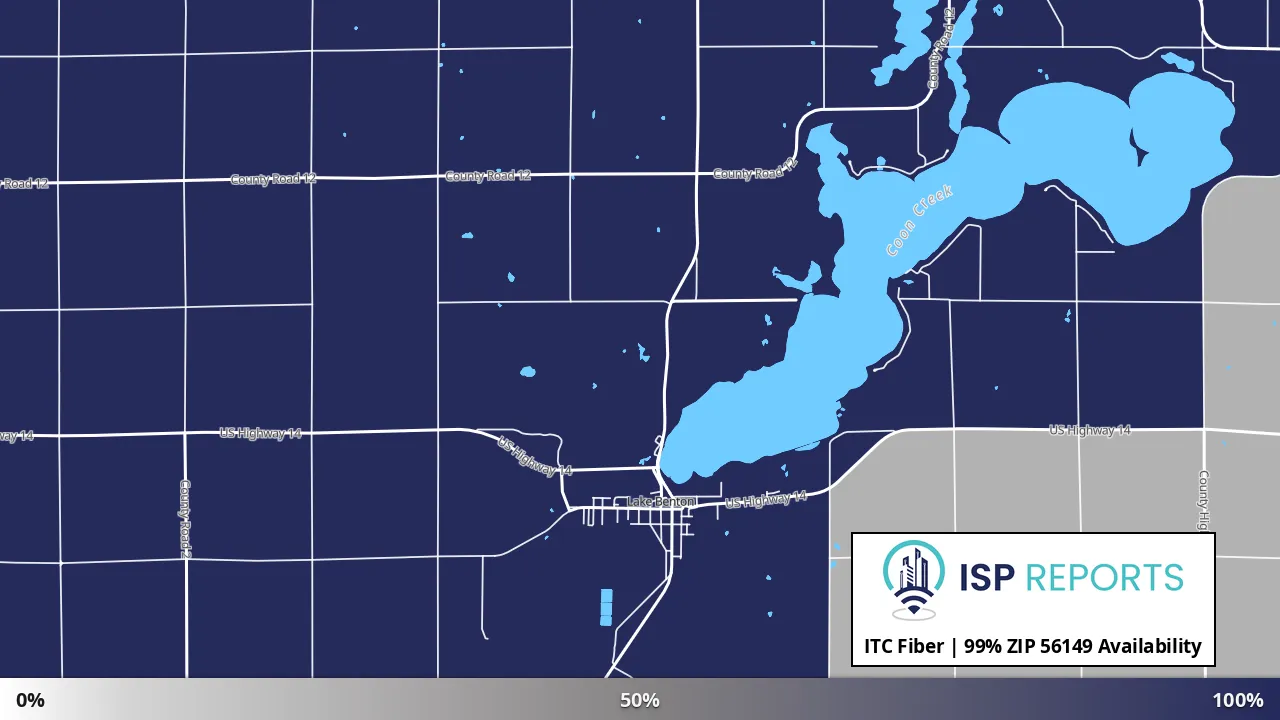 56149, MN map of internet availability