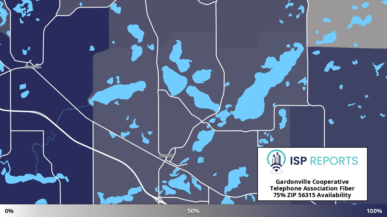 56315, MN map of internet availability