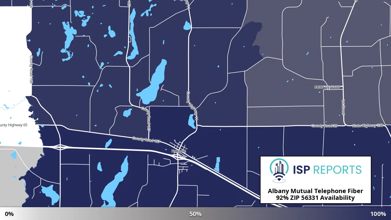 56331, MN map of internet availability
