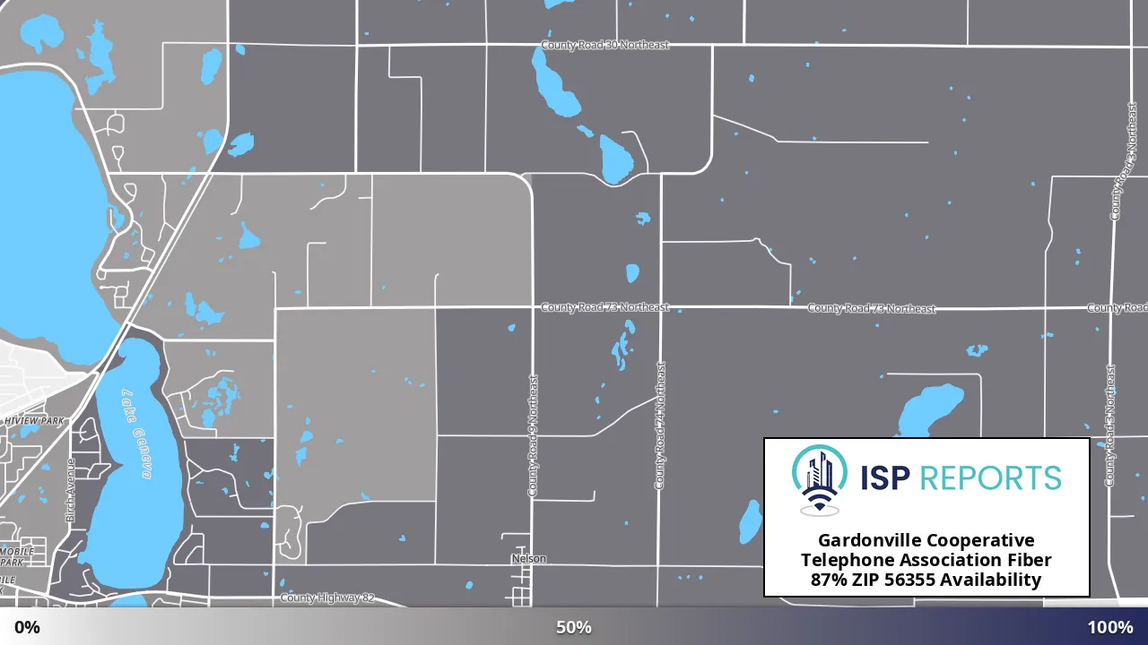 56355, MN map of internet availability