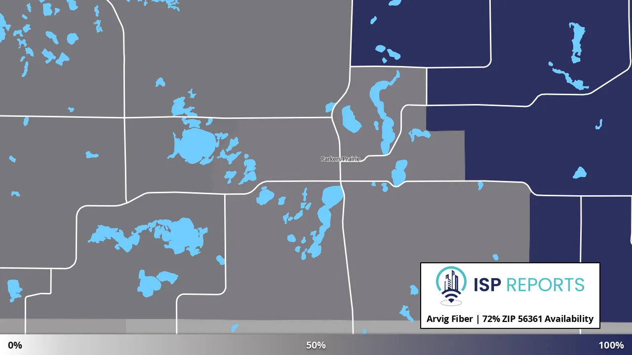 56361, MN map of internet availability