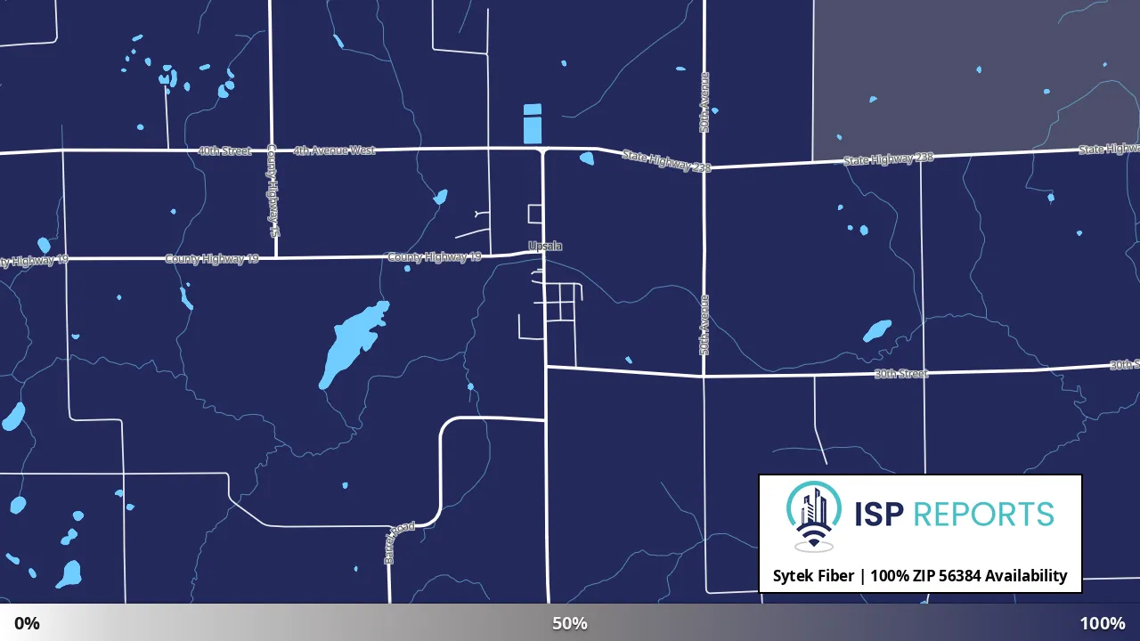 56384, MN map of internet availability