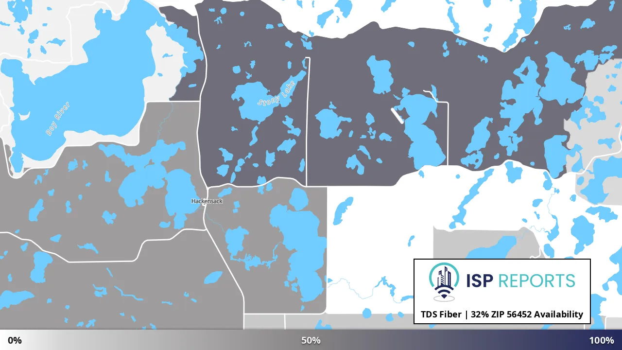 56452, MN map of internet availability