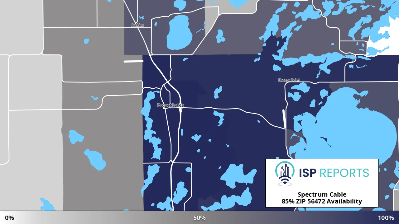 56472, MN map of internet availability