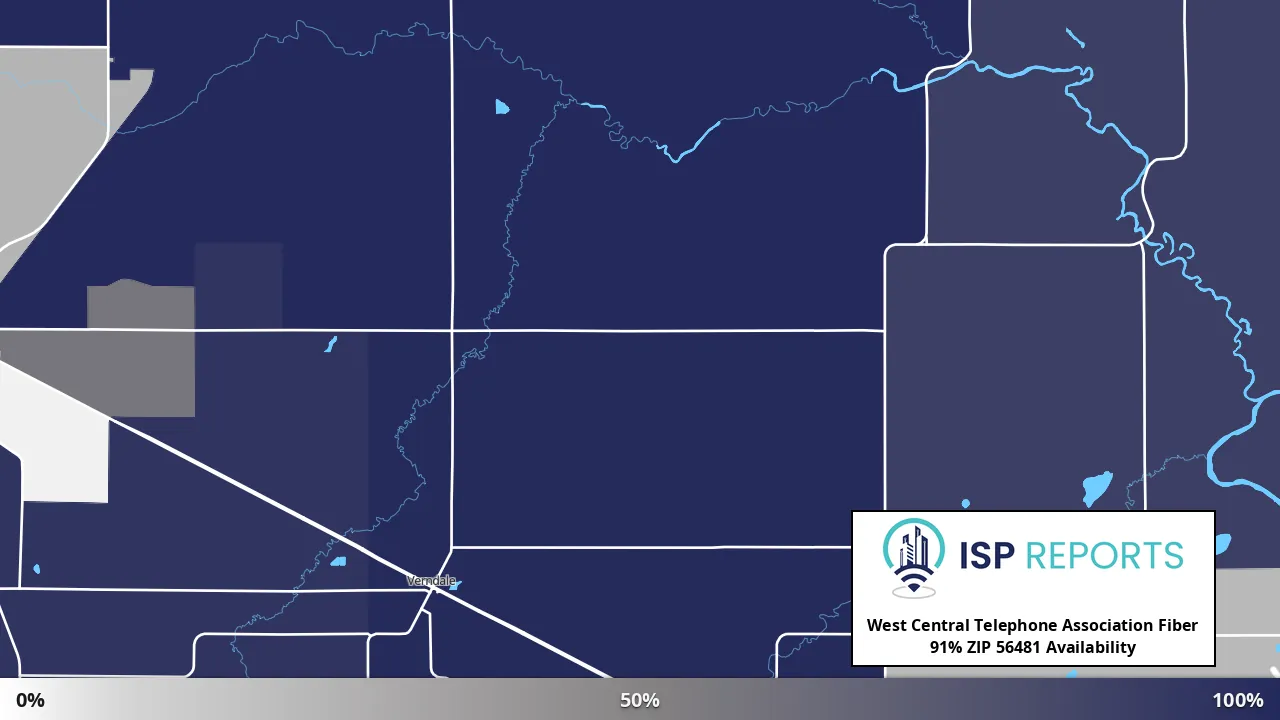 56481, MN map of internet availability