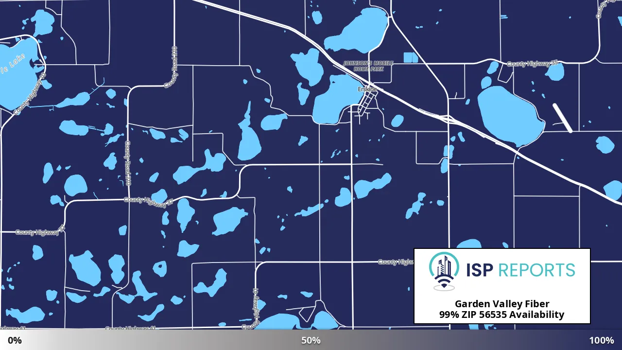 56535, MN map of internet availability