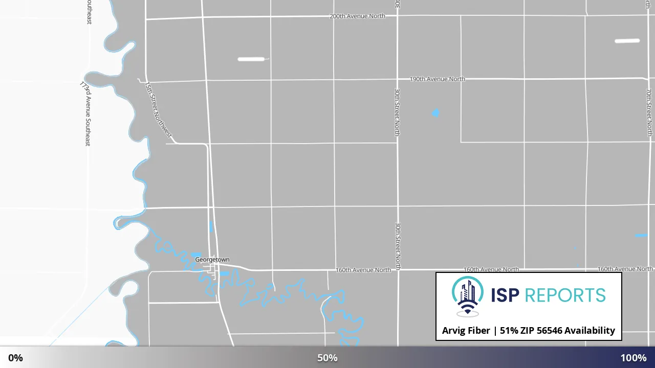 56546, MN map of internet availability