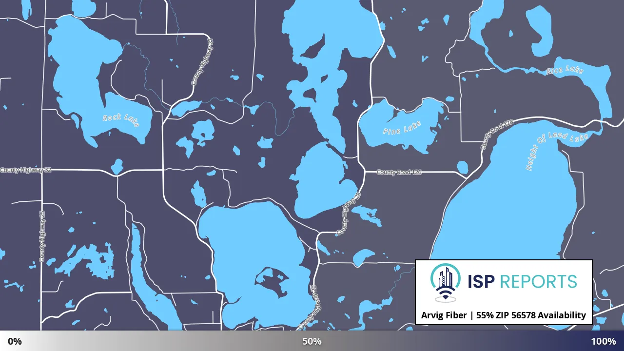 56578, MN map of internet availability