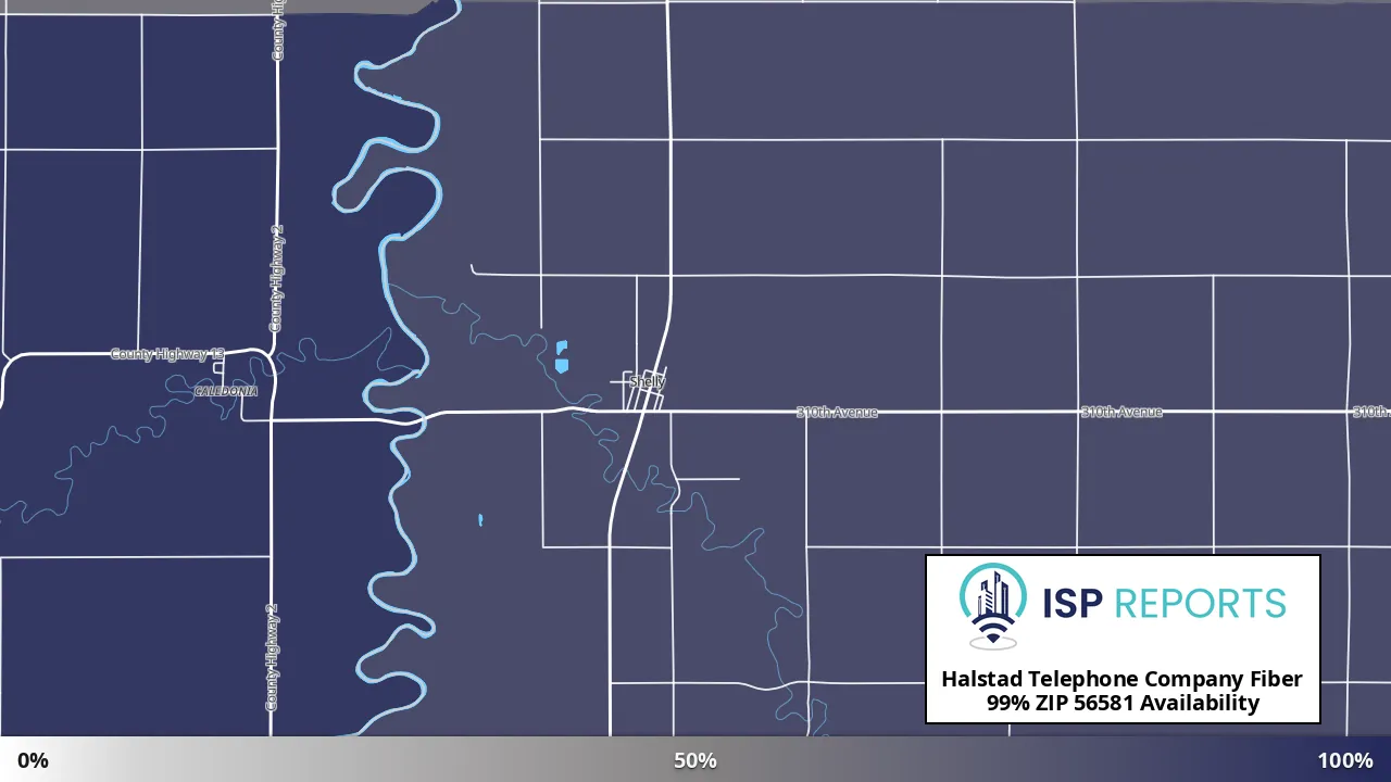 56581, MN map of internet availability