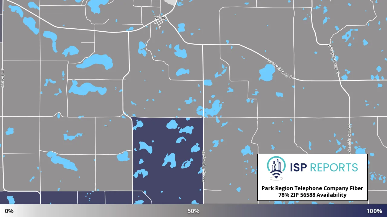 56588, MN map of internet availability