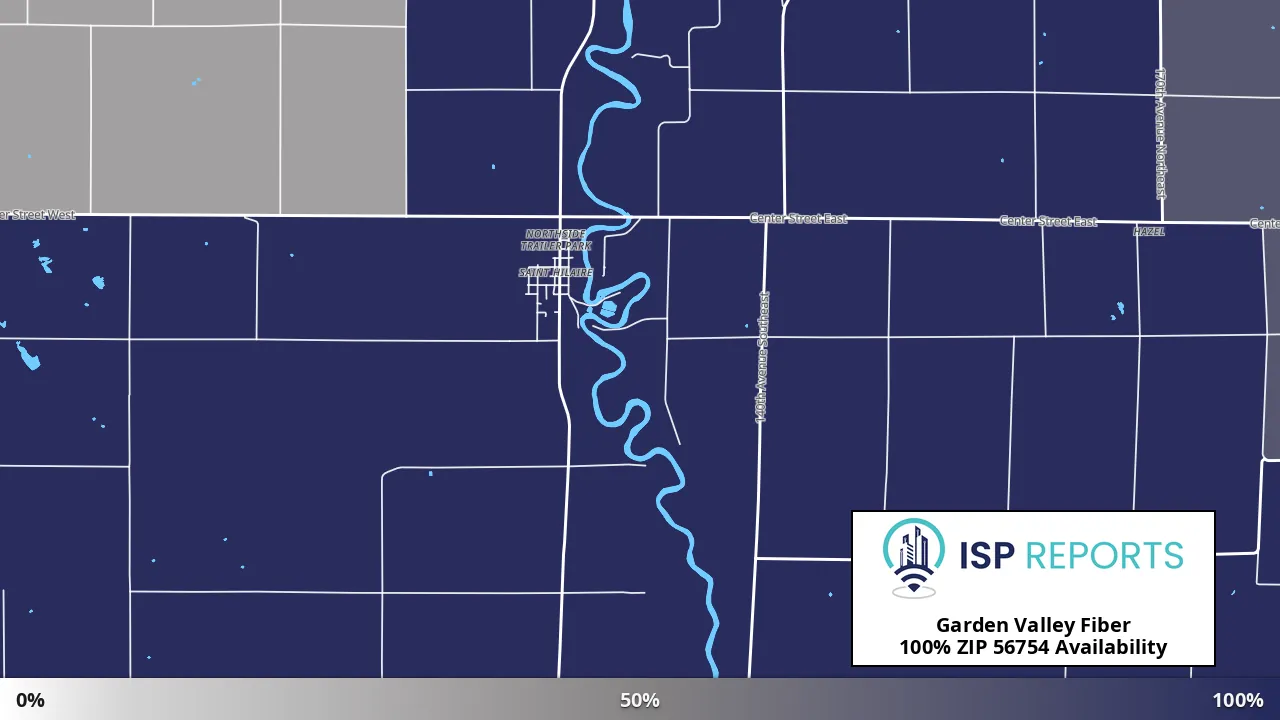 56754, MN map of internet availability