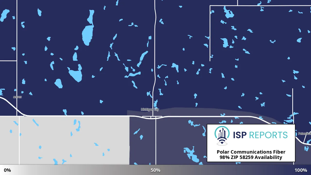 58259, ND map of internet availability