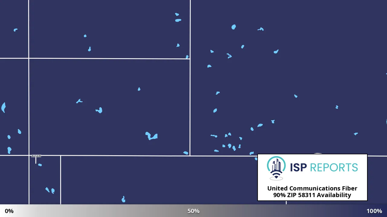 58311, ND map of internet availability