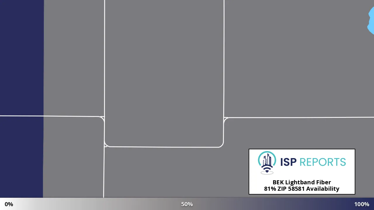 58581, ND map of internet availability